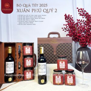 Hộp Quà Tết Xuân Phú Quý 02 - Set Quà 2025 cao cấp F Wine
