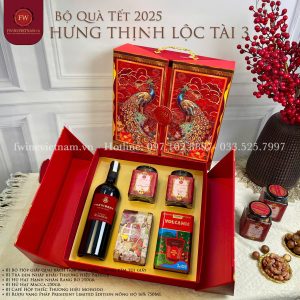 Set Hộp Quà Tết Hưng Thịnh Lộc Tài 04 - Vang Pháp President