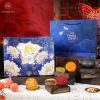 Hộp bánh Trung Thu Khúc Nguyệt Lam Cúc - Hộp màu xanh bích - 6 bánh