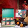 Hộp Bánh Trung Thu Nguyệt Cát Đoàn Viên 03 - Hộp xanh cao cấp